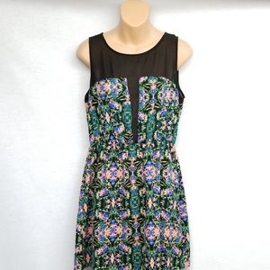 Forever 21 Floral Sheer Dress